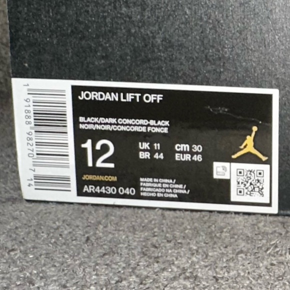 JORDAN LIFT OFF 'BLACK CONCORD' - Picture 2 of 7
